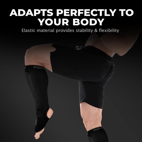 Best MMA Shin Guards for Kickboxing & Muay Thai - Protective Padding, Ideal Fit - Image 4