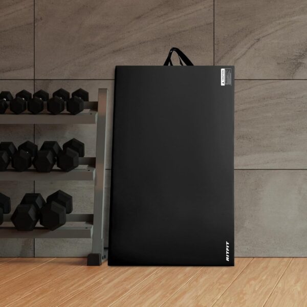 RitFit 2" Thick Folding Exercise Mat: Yoga, MMA, Gym | Non-Slip Cushioned Mat - Image 8