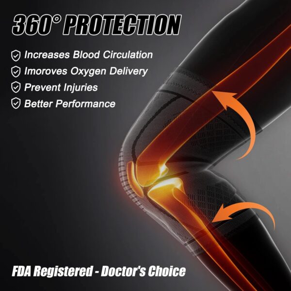 NEENCA Knee Braces: Best Compression Sleeves for Pain Relief & Support - Image 6