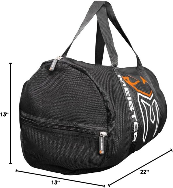 Meister Breathable Chain Mesh Gym Duffel Bag - Large Ventilated Sports Bag - Image 4
