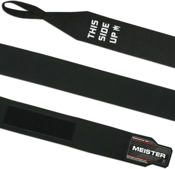 Meister 180" Semi-Elastic MMA Boxing Hand Wraps with Thumb Loop - Pro Training Gear - Image 2
