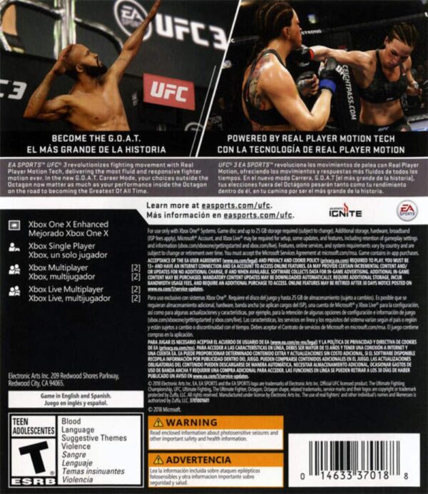 EA SPORTS UFC 3 Xbox One: Ultimate MMA Fighting Game Experience - Image 2
