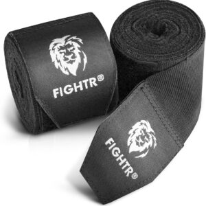 FIGHTR® Boxing Handwraps 160 inches semi-Elastic Hand Wraps with Thumb Loop for Boxing, MMA, Muay Thai & Martial Arts