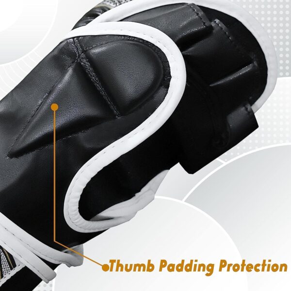 Mytra Fusion 7oz Open Palm MMA Grappling Gloves - Wrist Support, Training & Sparring - Image 7