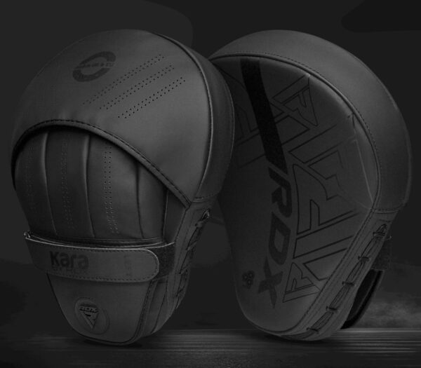 RDX Curved Focus Mitts: Maya Hide Leather Boxing Pads for MMA, Muay Thai, Kickboxing Training - Image 9