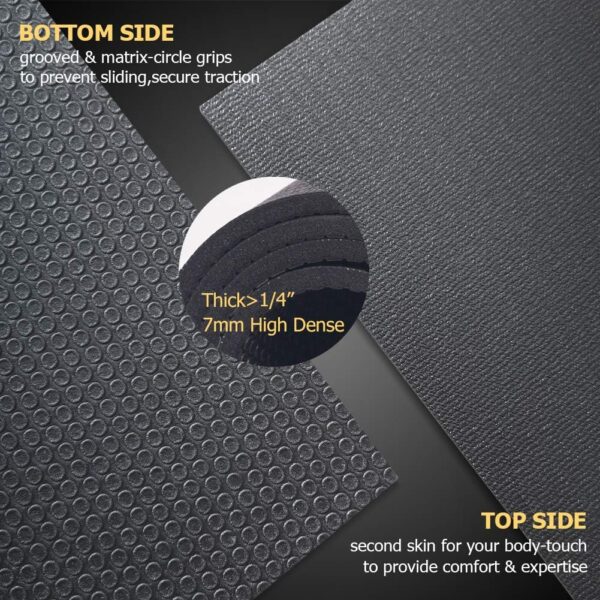 GXMMAT 16'x6' Extra Large Home Gym Exercise Mat for MMA, Weights, Fitness - Image 3