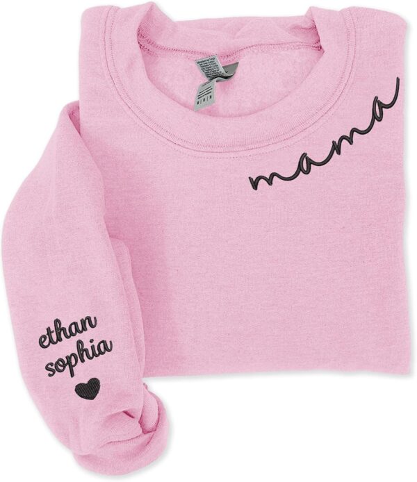 Custom Mama Sweatshirt with Kids Names | Personalized Mom Gift - Image 7
