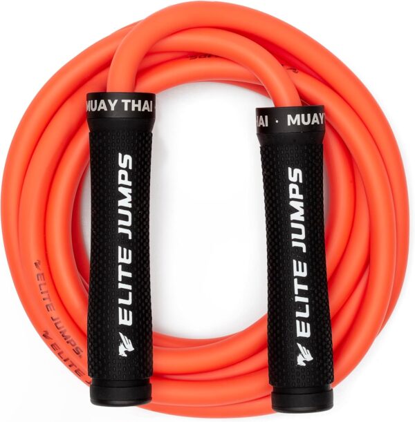 Muay Thai 3.0 Weighted Jump Rope for Men & Women - Professionally Designed for High-Intensity Training | Muay Thai Jump Rope, MMA & Fitness Jump Rope - Full Body Workout Weighted Rope
