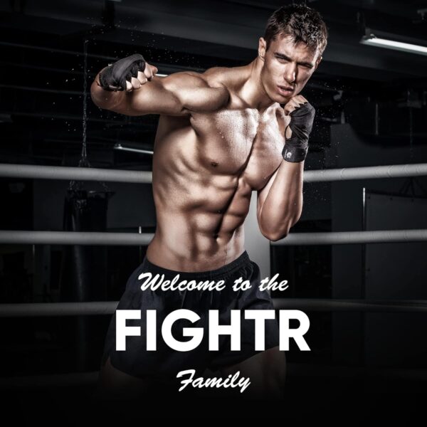 FIGHTR Boxing Hand Wraps 160" Semi-Elastic Pro MMA Muay Thai Wraps w/ Thumb Loop - Image 7