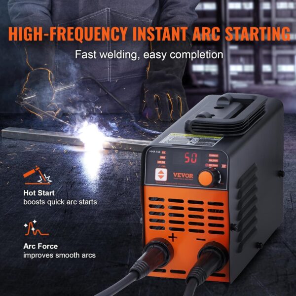 VEVOR 140Amp 2-in-1 Mini Portable ARC/TIG Welder Machine for DIY & Repair - Image 4