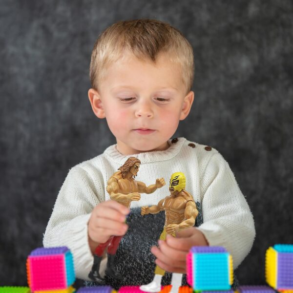 WWE Wrestling Action Figures Set - 12 Realistic 7-Inch Fighters for Kids' Play - Image 4