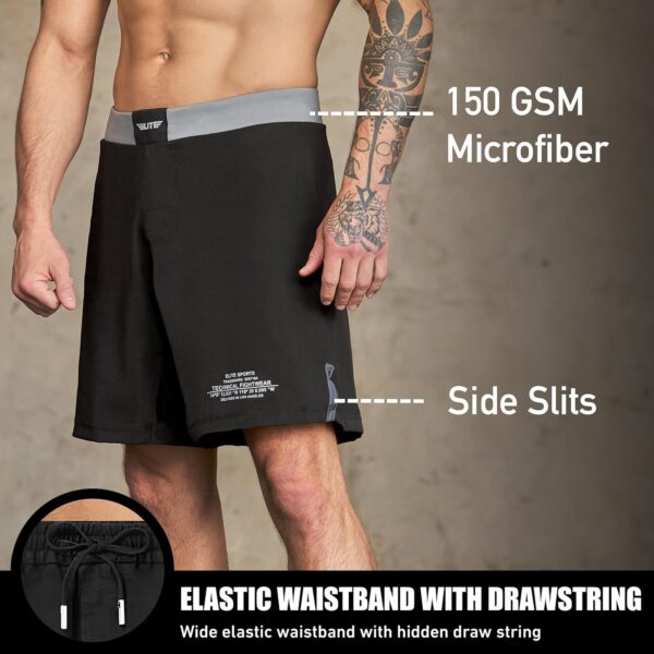 Black Jack Pro BJJ Shorts: Men's No-Gi Grappling MMA Fight Shorts, Lightweight & Durable - Image 2