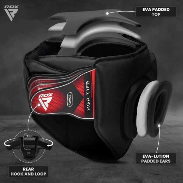 RDX Pro Boxing Headgear - Full Face MMA Sparring Gear, Muay Thai Training - Image 7