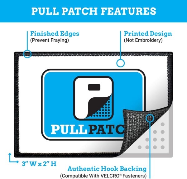 Motivational Tactical Hook and Loop Patch 2x3 inch | Easy Attach for Hats & Gear by Pull Patch - Image 2