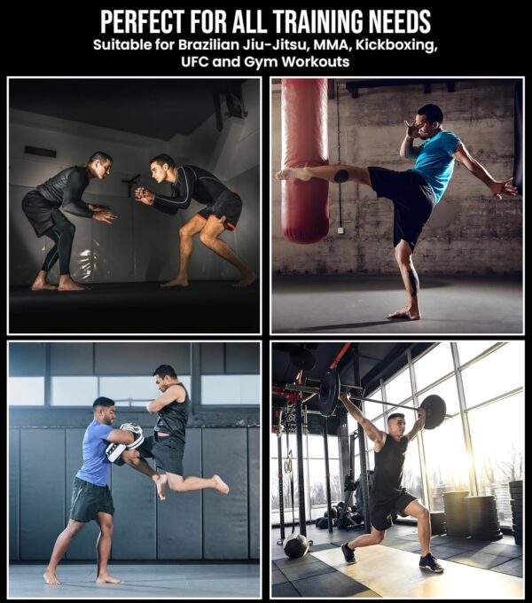 Exxact Pro MMA Shorts: Men's No-Gi BJJ, UFC, Kickboxing & Grappling Gear - Image 6