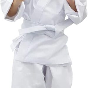 FLKKY Karate Uniform for Kids Adults Students with Belt Lightweight Student Karate Gi Sets Martial Arts Sports Karate suit