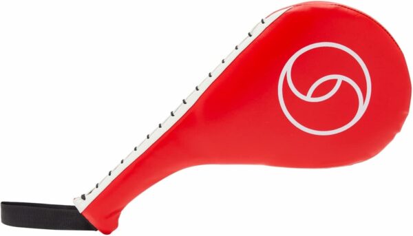 Premium 2-Pack TKD Kick Pads: Martial Arts Training Sparring Gear, Red - Image 9