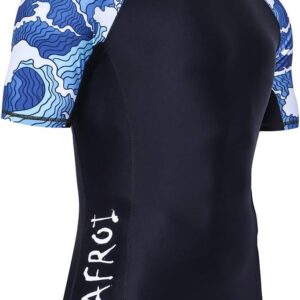 LAFROI Men's Long Sleeve UPF 50+ Baselayer Skins Performance Fit Compression Rash Guard-CLY02D