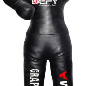 DEFY Leather Jiu Jitsu MMA Grappling Dummy Judo Martial Arts Punching Bag Karate