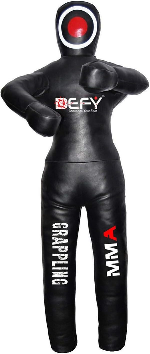 DEFY Leather Jiu Jitsu MMA Grappling Dummy Judo Martial Arts Punching Bag Karate