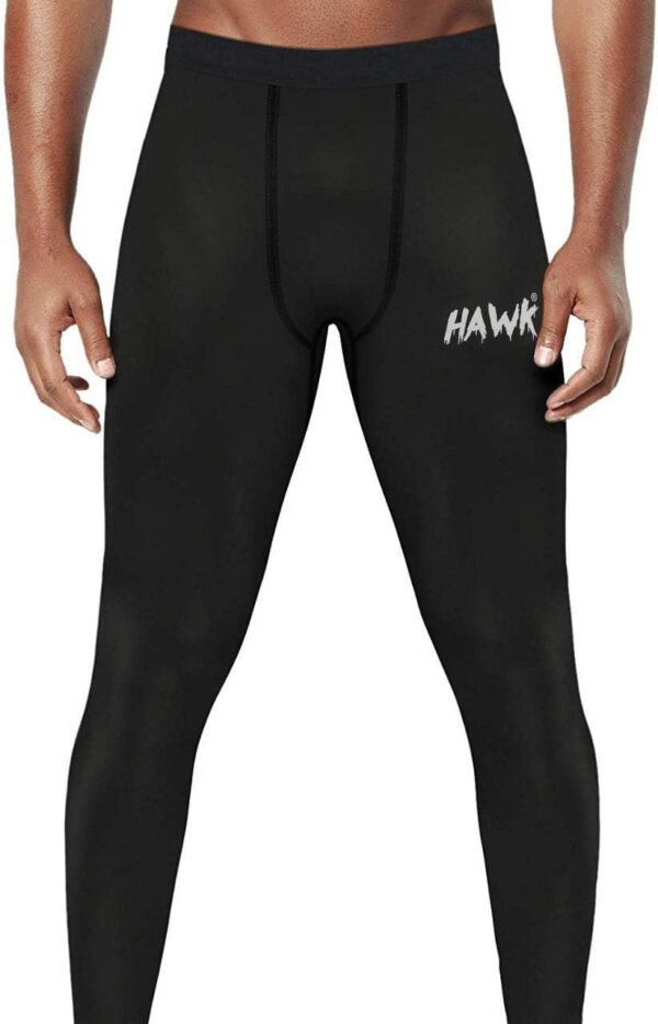 Hawk Sports Men's Compression Spats - BJJ, MMA, Muay Thai Training Tights - Image 7