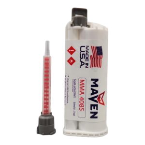 50ml Maven MMA 4085 Clear Quick Drying MMA Adhesive (Backup Formula for Plexus MA685)