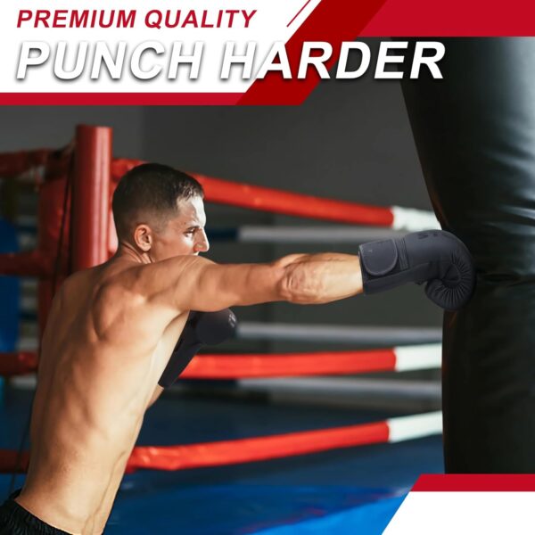 Pro Boxing Gloves for Men & Women: Training, Sparring, MMA, Kickboxing, Muay Thai Workout Gloves - Image 8