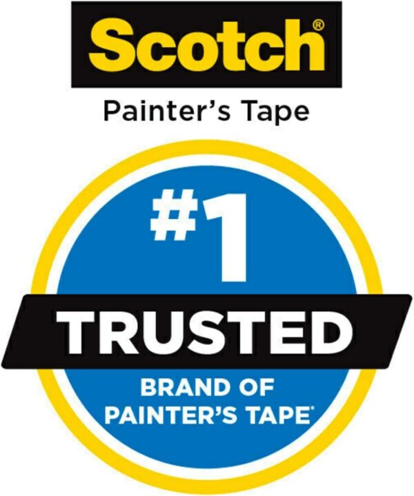 Scotch 3M Contractor Grade Painter's Tape - 6 Rolls, Easy-Remove, Multi-Surface Masking Tape - Image 8
