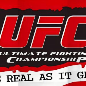 WENWELL UFC Ultimate Fighting Championship Flag 3x5 Ft - Durable Polyester Banner for Wall Decor,Garage,Man Cave,or Outdoor Use