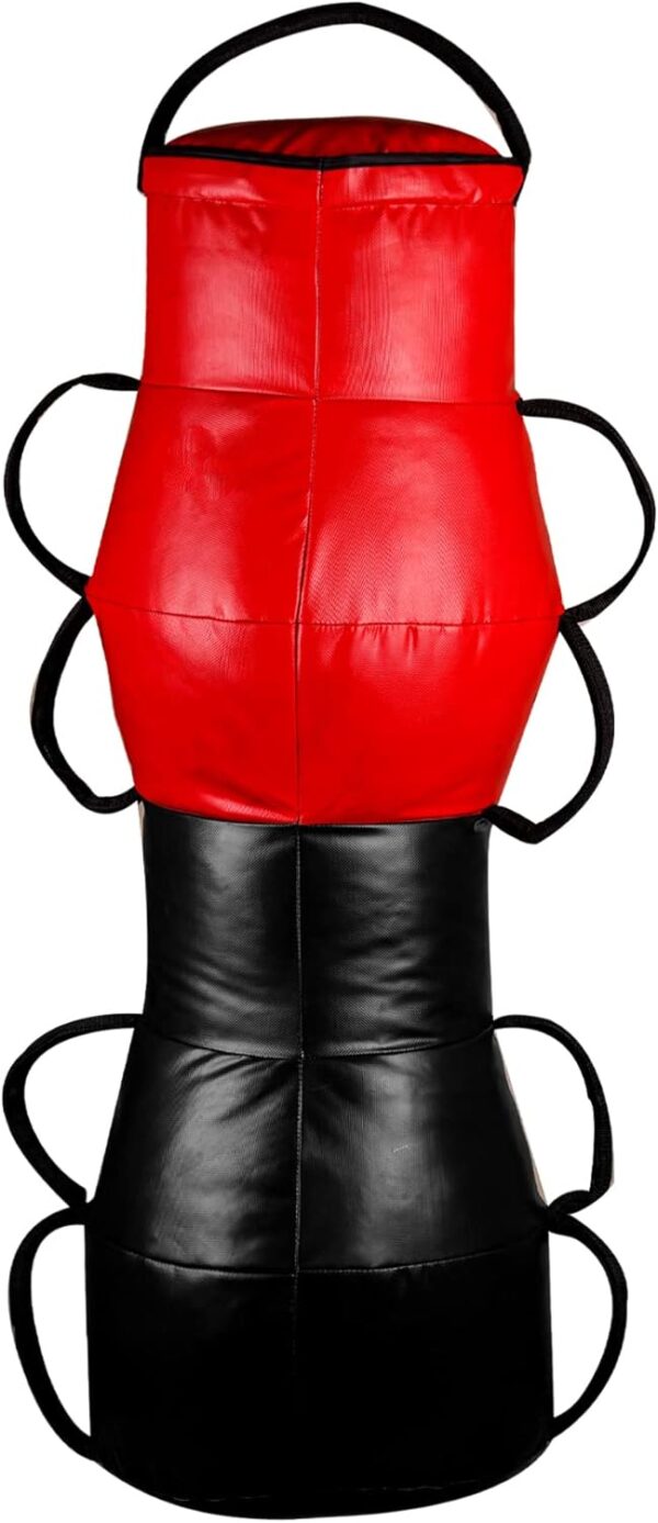 Heavy-Duty MMA BJJ Grappling Dummy with Handles - 120cm Vinyl Training Bag - Image 2