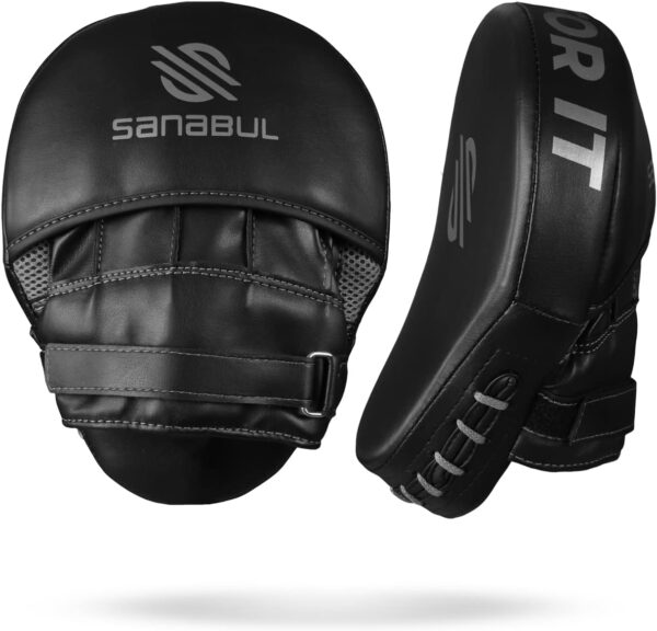 Sanabul Essential Curved Punching Mitts - Pro MMA Boxing Training Pads - Image 5