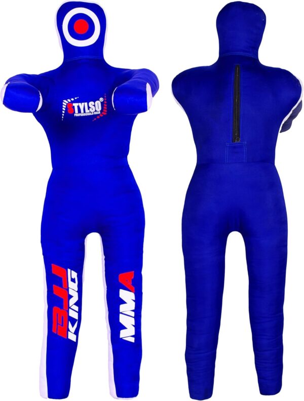 Un-Filled Wrestling Dummy Grappling Dummy for Jiu Jitsu BJJ MMA Judo Karate Adult Kids Youth Tackling Practice Dummies