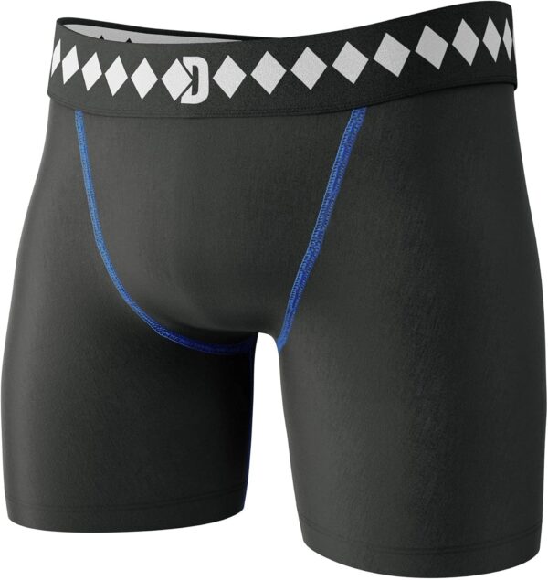 Diamond MMA Pro Compression Shorts with Athletic Cup Protection Gear - Image 2