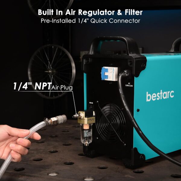 Bestarc BTC800DP 9Gen 80A Dual Voltage Pilot Arc Plasma Cutter Machine - Image 5