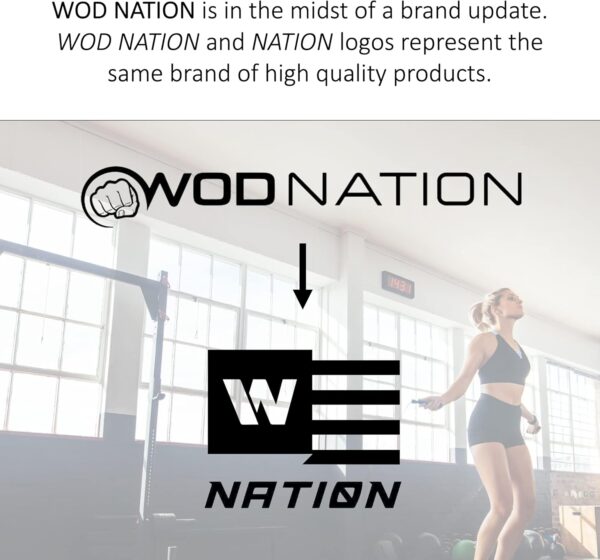 WOD Nation Speed Jump Rope: Adjustable Fitness Cable for Boxing, MMA, CrossFit - Image 4
