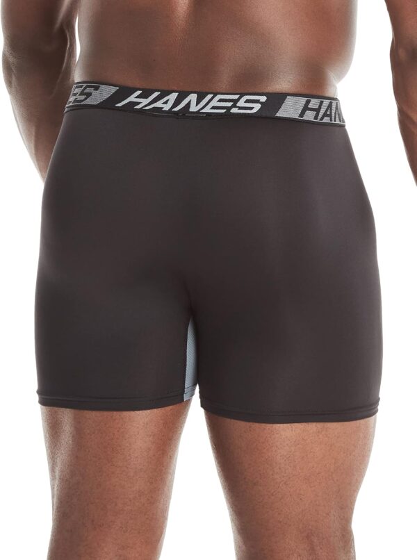 Hanes Men's X-Temp Cooling Boxer Briefs with Total Support Pouch, 3-Pack - Image 3