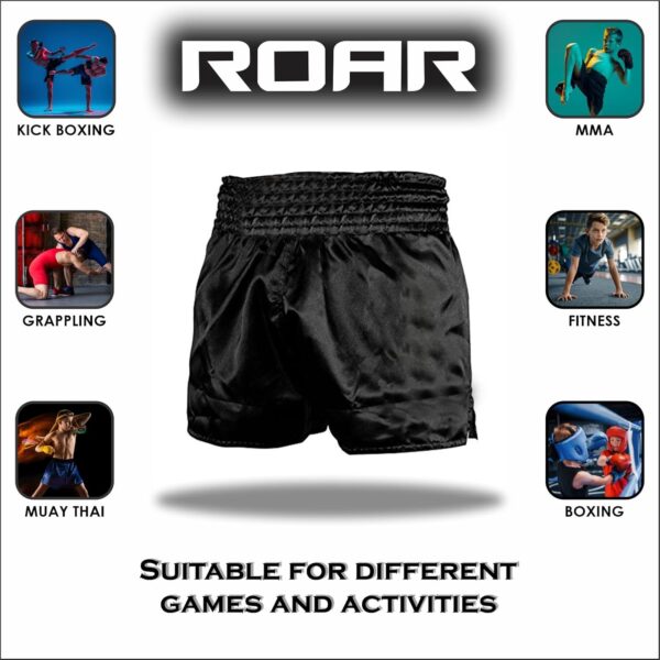 ROAR-INT Kids Muay Thai Shorts: Premium MMA Boxing Training Gear - Image 4