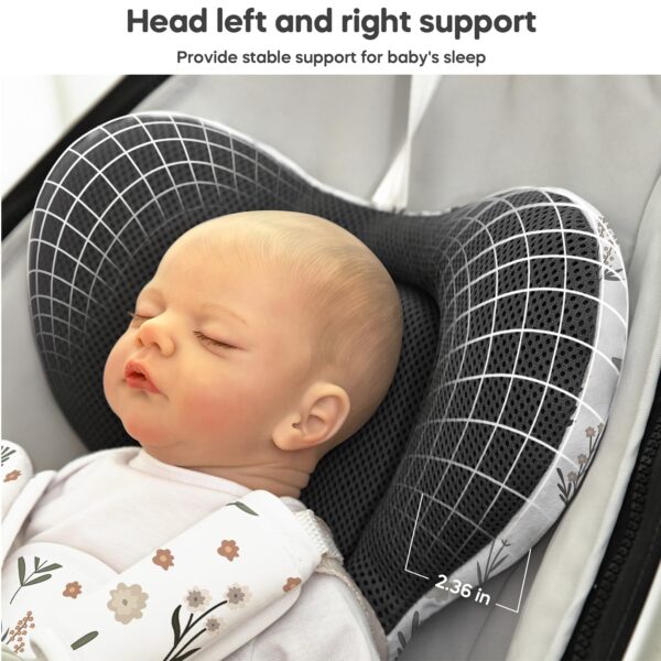 4moms MamaRoo Newborn Insert: Soft Mesh Head & Body Support - Image 4