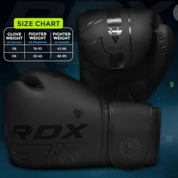RDX Kids Maya Hide Leather Boxing Gloves - Best Junior Sparring Mitts for MMA, Muay Thai - Image 4