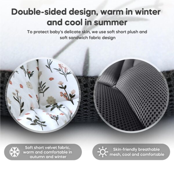 4moms MamaRoo Newborn Insert: Soft Mesh Head & Body Support - Image 6