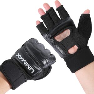 Kickboxing Sparring Gloves MMA Gloves for Men Women Half Finger Boxing Gloves Fighting Gloves Boxing Gloves for Punching Bag Training UFC Gloves for Men Women