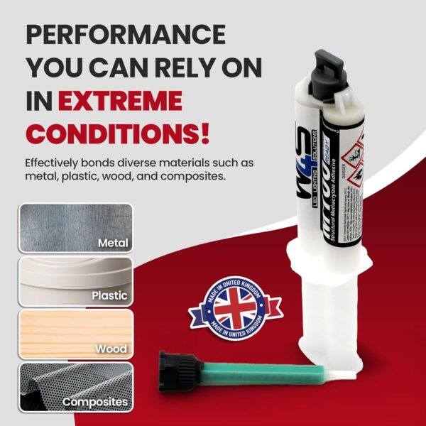 Wired4Signs Marine MMA Adhesive | Fast-Curing Boat & Metal Repair Glue - Image 2
