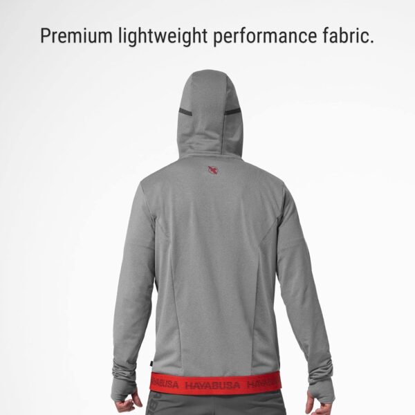 Hayabusa Men's Performance Zip-Up Hoodie - Athletic Workout Jacket - Image 3