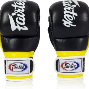 Fairtex FGV18 Muay Thai Boxing Gloves for Men, Women & Kids| MMA Gloves for Martial Arts|Made from Premium Quality Leather, Light Weight & Shock Absorbent Boxing Gloves