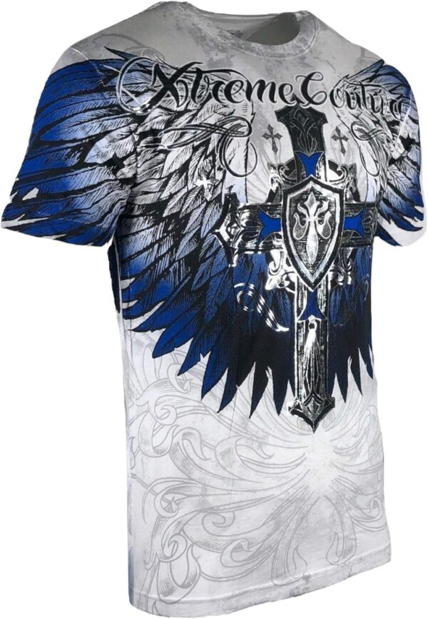 Xtreme Couture Affliction Men's MMA Biker T-Shirt | Tempest Tattoo Design - Image 6