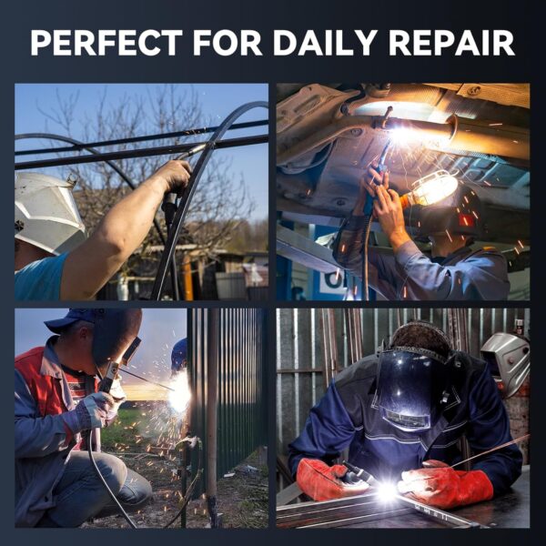 ARCCAPTAIN 160A 4-in-1 MIG Welder: Dual Voltage, Multi-Process Welding Machine - Image 6