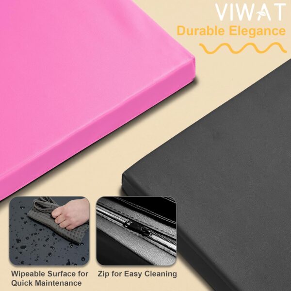 Folding 4x10 Gymnastics Mat - Interlocking Thick Exercise Pad for Tumbling MMA - Image 5