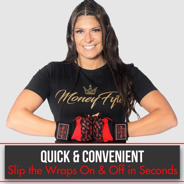 Quick Gel Boxing Hand Wraps - Knuckle & Wrist Protection for MMA, Muay Thai - Image 6