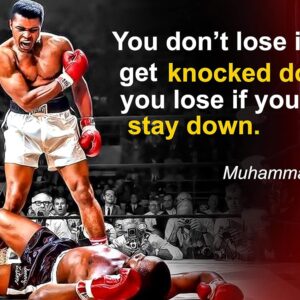 Muhammad Ali Poster Quote Boxing Black History Month Posters Sports Quotes Decorations Growth Mindset Décor Learning Classroom Teachers Decoration Educational Teaching Supplies Black Wall Art P044