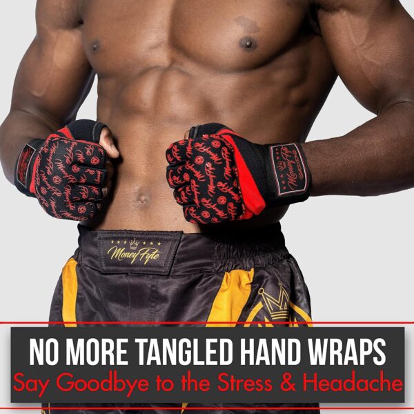 Quick Gel Boxing Hand Wraps - Knuckle & Wrist Protection for MMA, Muay Thai - Image 5